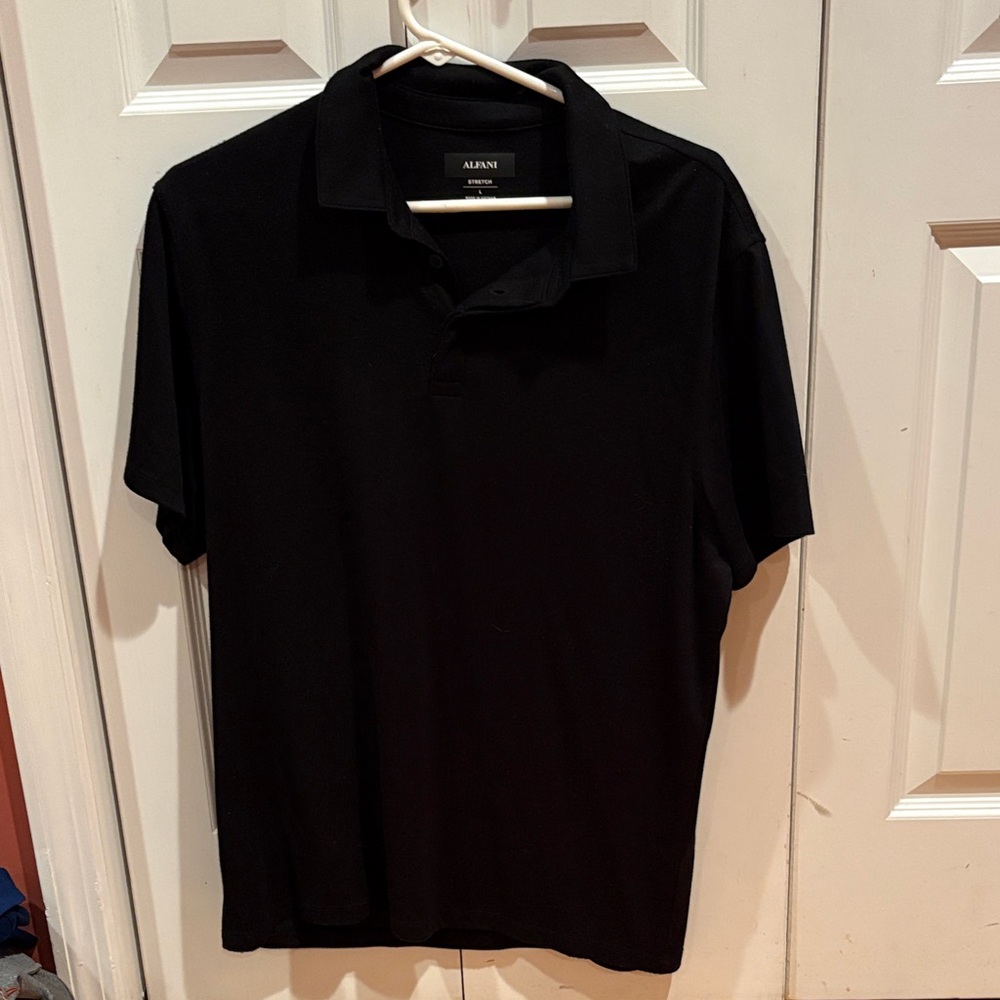 Giorgio Armani Men's Polo Shirt in Black